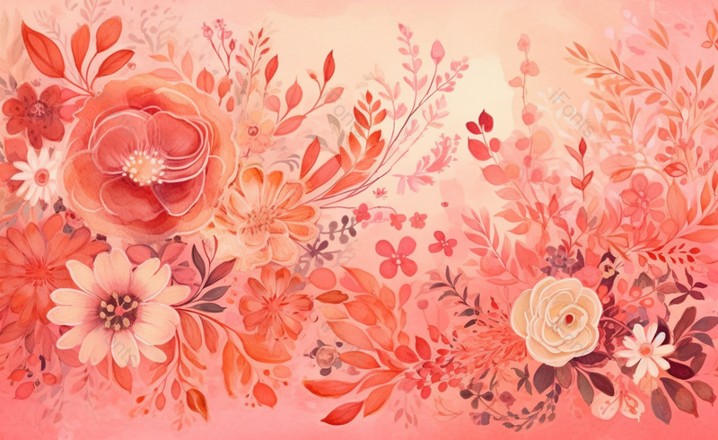 植物花卉背景素材,插画/手绘图,插画/手绘图库,插画/手绘图下载,插画/手绘